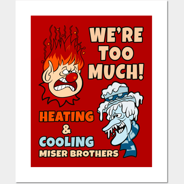 Heating & Cooling Wall Art by Balonku